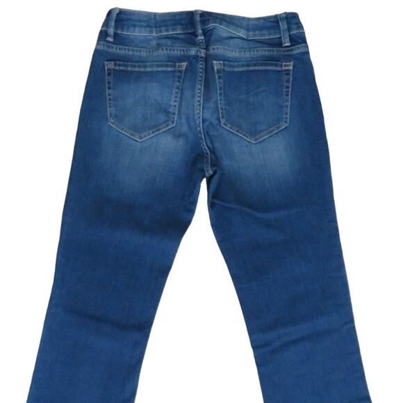 BCBG Avalon Bootcut Jeans Mid-Rise Ankle Crop Medium Wash Denim Pants Blue Sz 25 - Picture 4 of 9